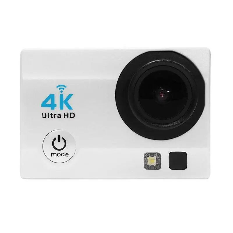 2,0 дюймов WiFi 720 P 4 K Ультра HD Экшн-камера 30 м водонепроницаемый 140 градусов объектив спортивный цифровой видеорекордер DV видеокамера - Цвет: Серебристый