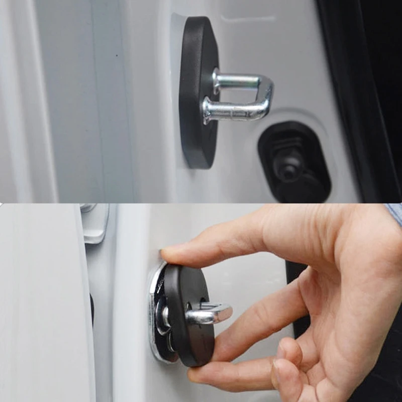 

ABS Car Door Lock Cover Protection For Skoda Octavia A7 Fabia Rapid Superb