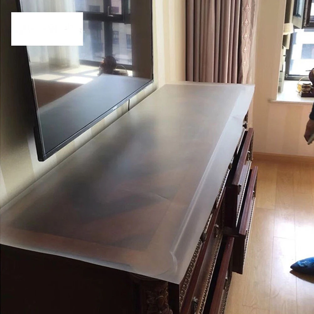 Sunice Transparent Matte Furniture film Hood Anti-oil Stickers Kitchen Furniture Table Marble Desktop Protective Film 50cm Width