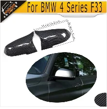 Автомобильный диффузор заднего бампера из углеродного волокна для BMW F32 F33 M Sport 435i 420i 14-17 Cabriolet с четырьмя выходами, автомобильный спойлер из углеродного волокна