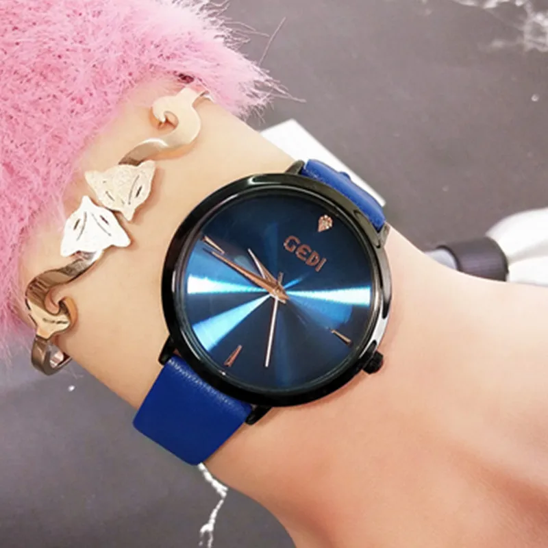 

Fashion Quartz Watch Leisure Student Wild Female Watch Watches Women Gifts for Ladies Casual Dress 3Bar Creative