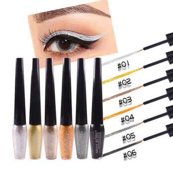 

6 Color Long Lasting Diamond High Light Eyeliner Shimmer and Shine Waterproof Liquid Shimmer Beauty Make Up Tool TSLM1