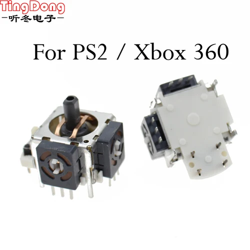 For PS2 Xbox 360 Для sony Dualshock 4 PS4 PRO PS2 PS3 тонкий контроллер 3pin 3d Рокер ось джойстика аналоговый датчик запасные части для xbox one 360 - Цвет: For PS2 Xbox 360