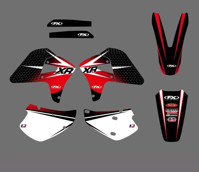 GRAPHICS BACKGROUNDS DECALS STICKERS Kits For Honda XR650R 2000 2001 2002 2003 04 05 06 07