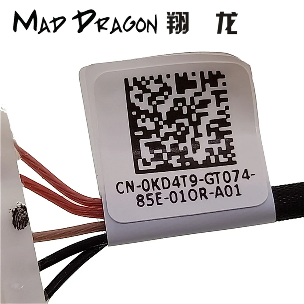 MAD DRAGON Brand laptop new DC-IN DC Power Jack Cable For Dell Inspiron 15 3552 3551 3558 5555 5558 5559 AAL20 KD4T9 0KD4T9