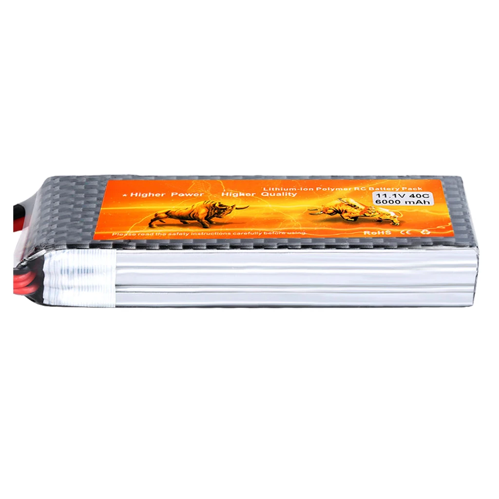 SCLS аккумуляторная батарея 6000mAh 11 1 V 40C 3S LiPo RC для автомобиля грузовика