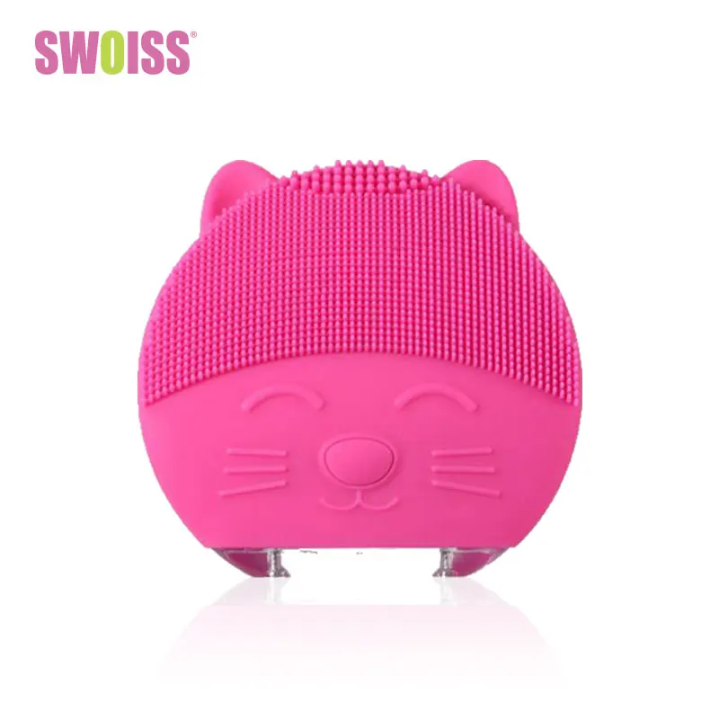 

Face Cleaning Mini Electric Spa Massage Brush Beauty Soft Deep Pore Washing Machine Waterproof Silicone Cleansing Device Tools