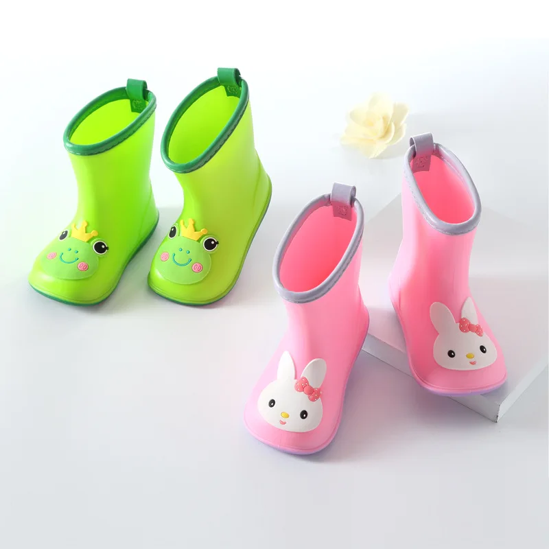 Zapatos de dibujos animados para niños, botas de goma de PVC, Botas de  lluvia para bebés, zapatos de agua para niños y niñas, CSH788|Botas| -  AliExpress