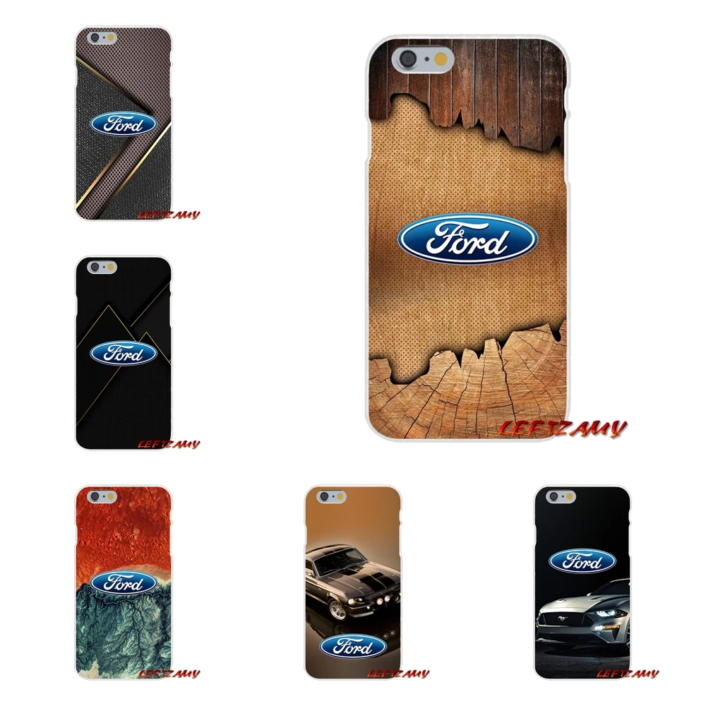 Для iPhone X XR XS MAX 4 4S 5 5S 5C SE 6 6S 7 8 Plus Super Car Ford Mustang GT Concept Логотип Аксессуары чехлы для