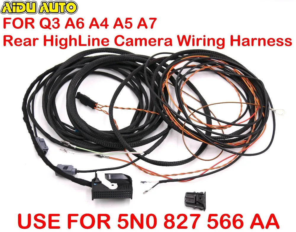 Жгут проводов для камеры Audi Q3 8U0 A6 4G0 A5 S5 8F 8T F3 A8 4H0 A4 8K0 Q5 8R0 A7 4G0|audi harness|audi wire harnessaudi wiring