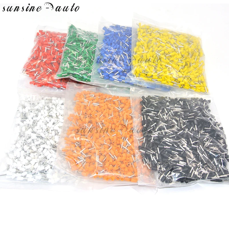 

E1508 1000pcs 16 AWG 1.5mm2 Insulated Cord End Terminal Wire Ferrules
