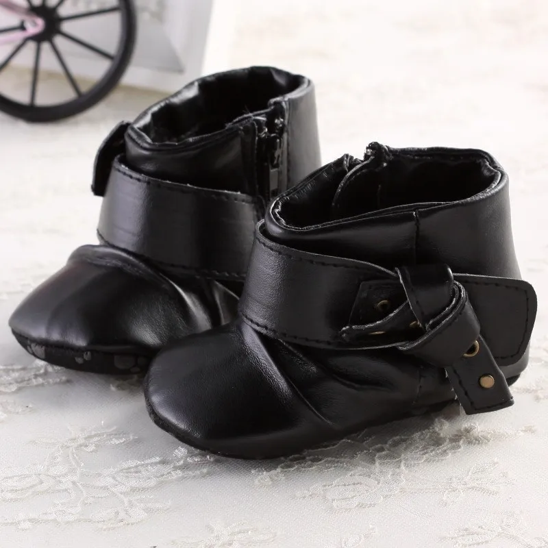 Brand New Pu Leer Girls Schoenen Van De Baby Girls Boots Boys