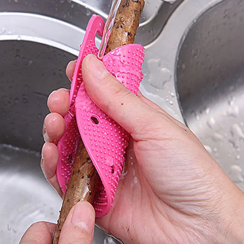 

Practical Multi-functional Fruits Vegetables Tools Potatoes Scrubber Protect Cleaning Brush Kitchen Tool