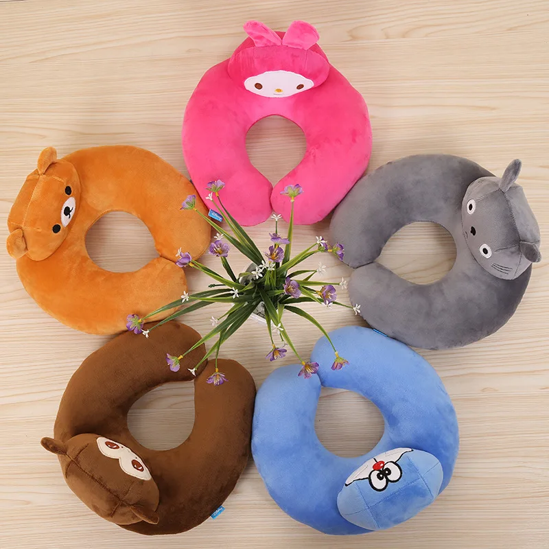 My Neighbor Totoro Doraemon Travel Pillow Cartoon Soft Plush Neck