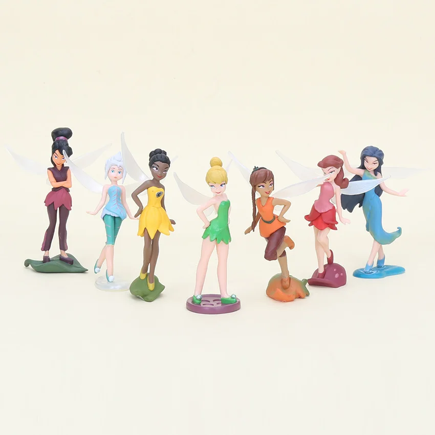 

7pcs/set Princess figure Princess Fairy Adorable Action Figures toys Dolls Gift For Children