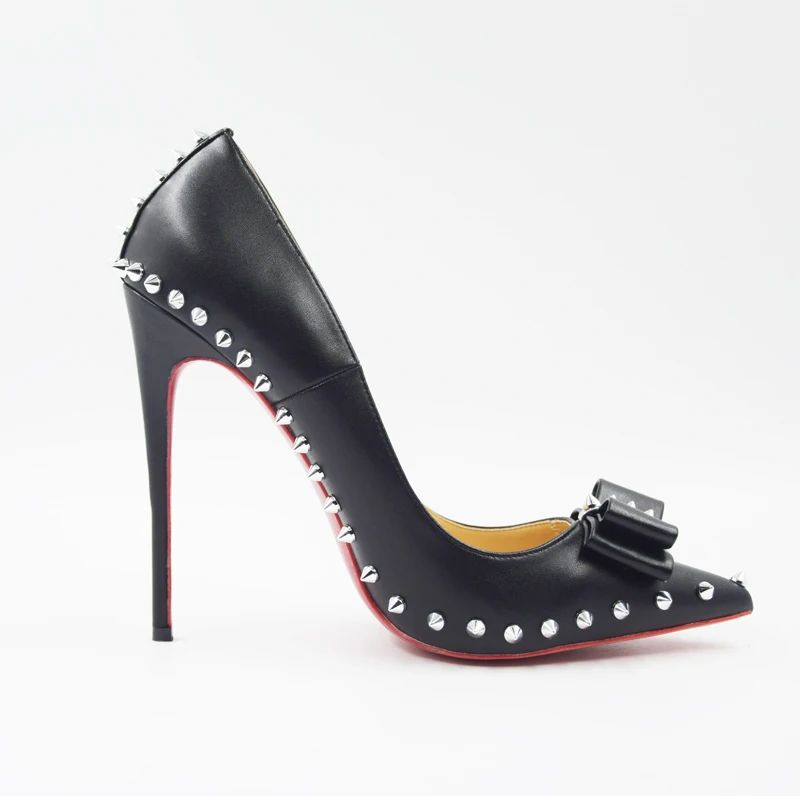 Dames Talons Black 6cm Haute Femmes Robe Black Black 34 Classique 12cm Parti Faible cravate Pompes Pointes 10cm 45 Arc Taille Orteil Chaussures Black Sexy 8cm ABOgFZ