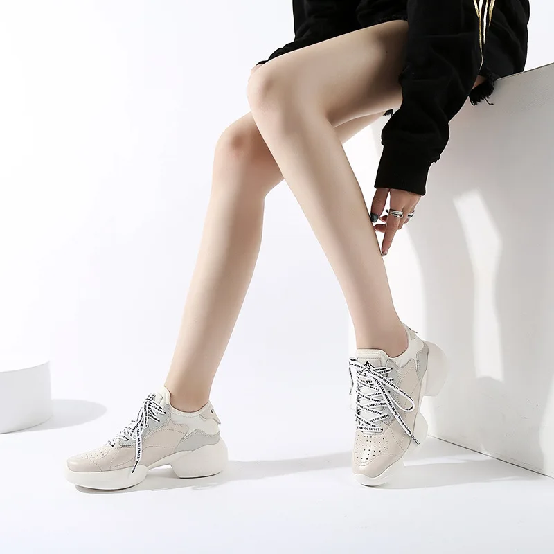 Повседневная обувь женские кроссовки на массивной платформе zapatos de mujer Новинка