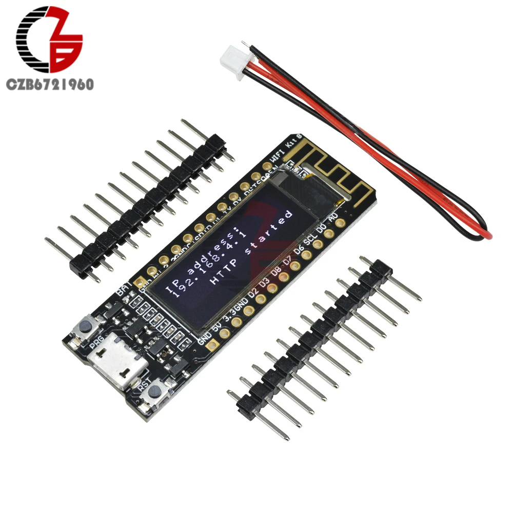 0.91 inch OLED Display Screen ESP8266 CP2104 Nodemcu WIFI Board for Arduino 0.91 inch OLED Display Screen ESP8266 CP2104 Nodemcu WIFI Board for Arduino