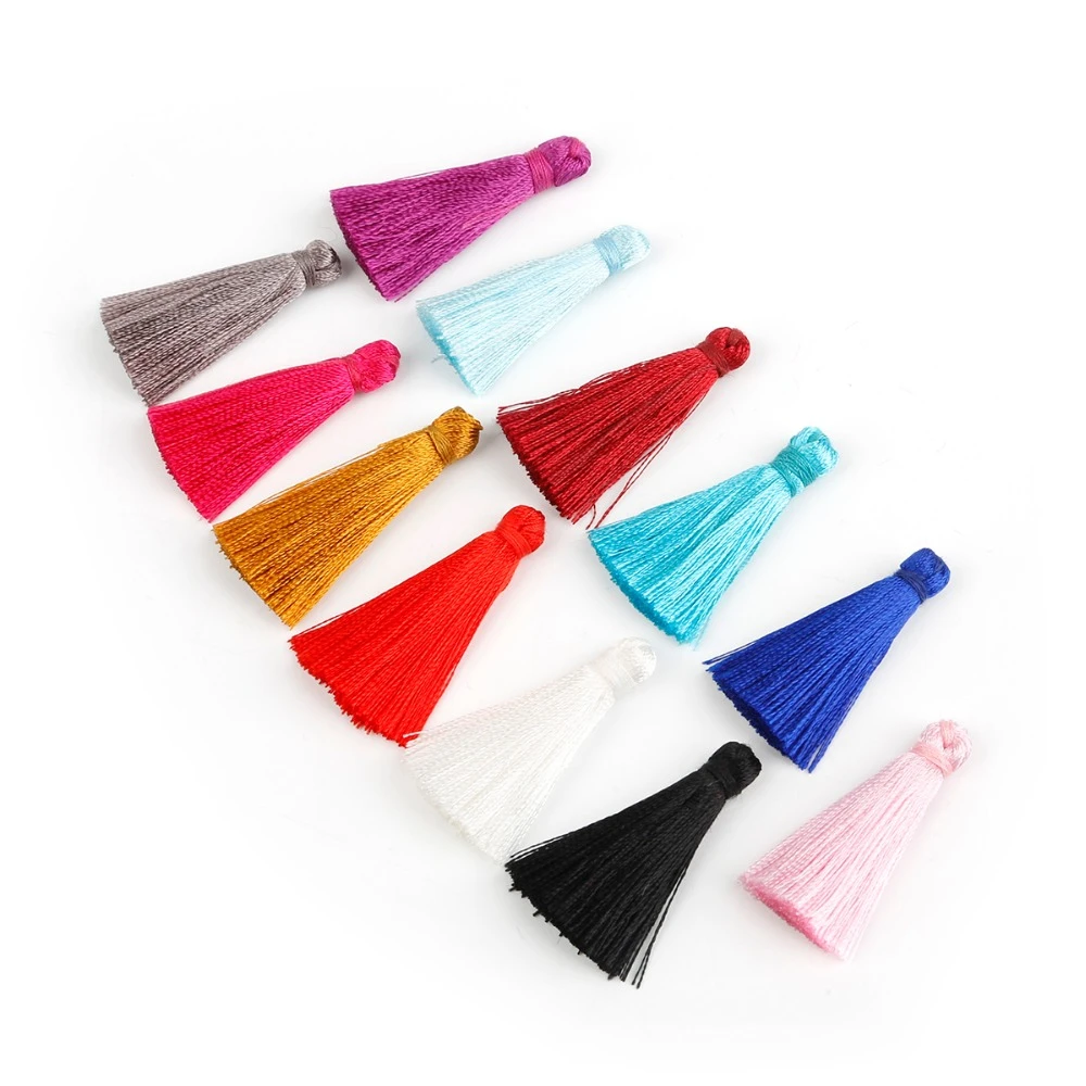 Small Mini Tassels 10 20pcs/lot for Garments 12 colors 35mm Artificial