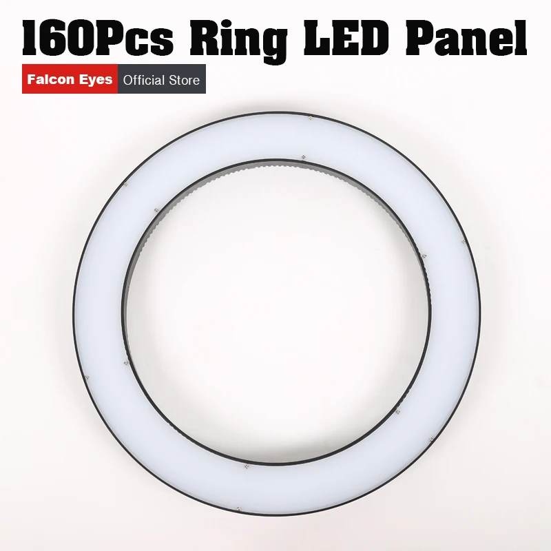 Falcon-Eyes-32W-160-Ring-LED-Panel-3000-5600K-Dimmable-Photo-Video-Film-Studio-Photography-Continuous (1)