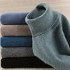 Men Sweater 100% Pure Wool Knitted Pullover Winter New Arrival Fashion Turtleneck Jumepr Man Thick Clothes Tops 8Colors Sweaters ► Photo 1/6