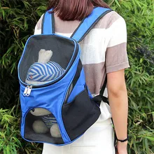 Открытый дышащий сетчатый рюкзак для домашних животных кошка собака переноска дорожная сумка новая