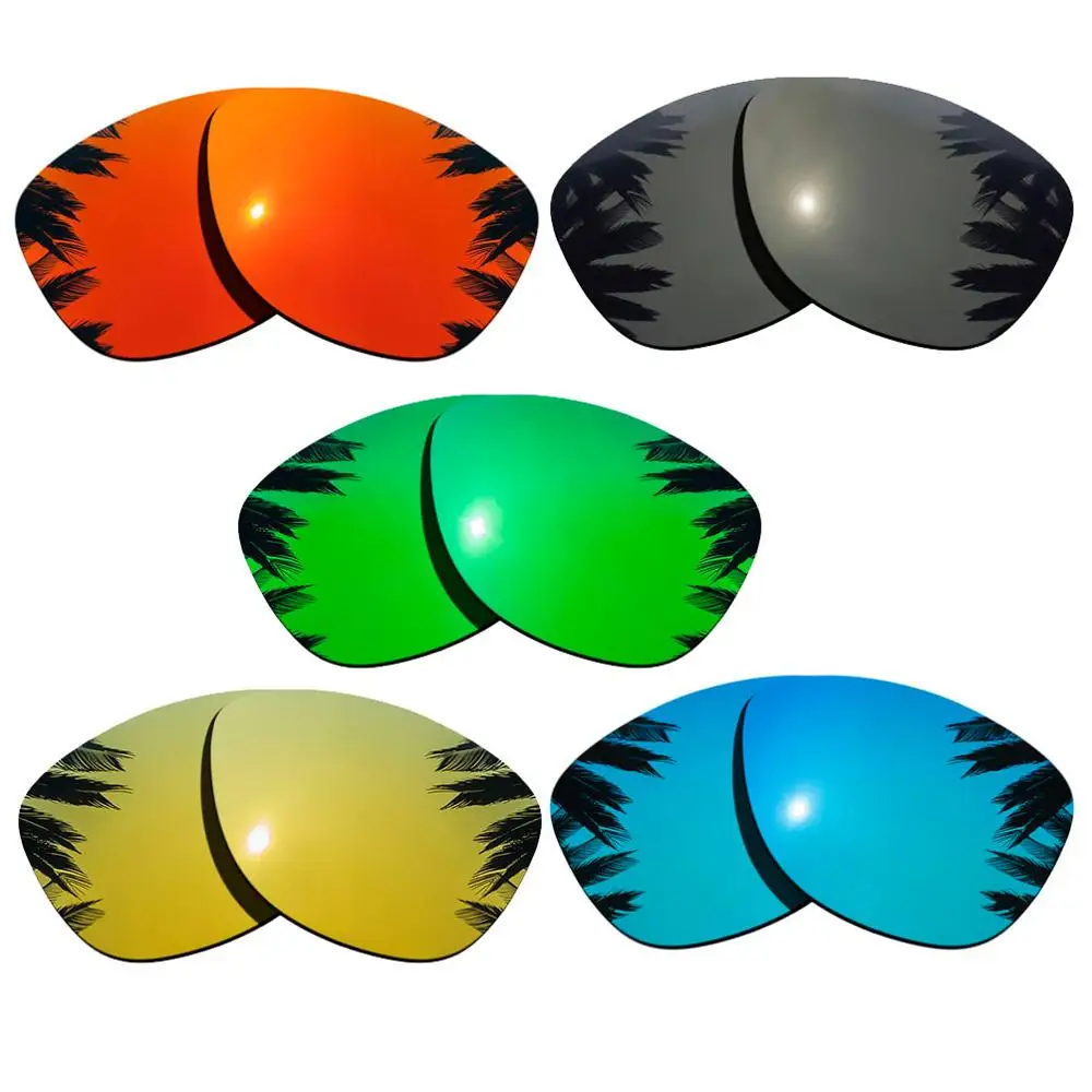 5P-KG Поляризованные зеркальные линзы для замены-оправа для Окли Frogskins разных цветов - Цвет линз: 5P-KG
