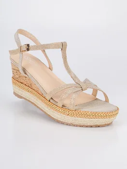 

Lurex wedge Sandals
