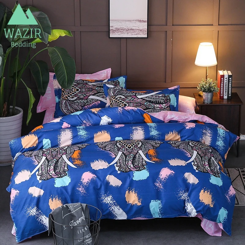 Wazir Bohemian Palace Luxury Print Bedding Set Duvet Cover