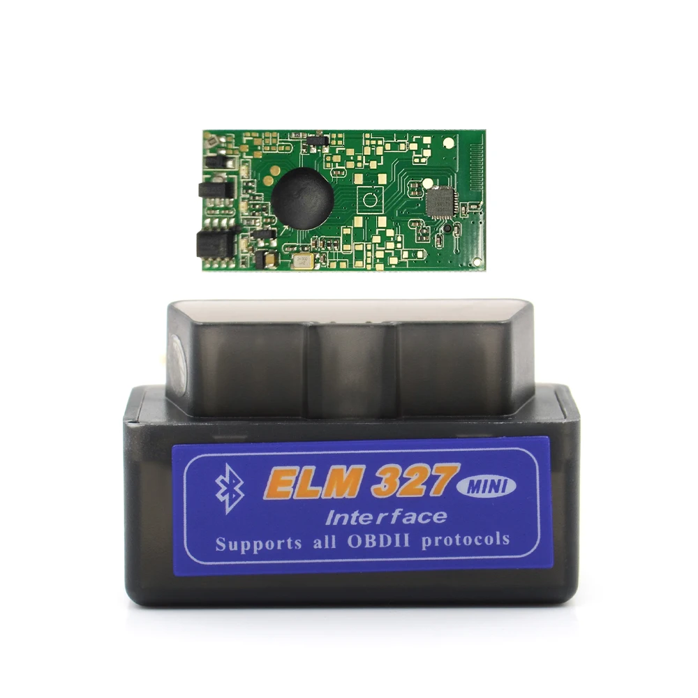 ELM327 V1.5 Bluetooth с чипом PIC18F25K80 OBD2 адаптеры для бортовой диагностики, версия II сканер для Android/PC Поддержка OBD2 протоколы+ ELM327 v2.1