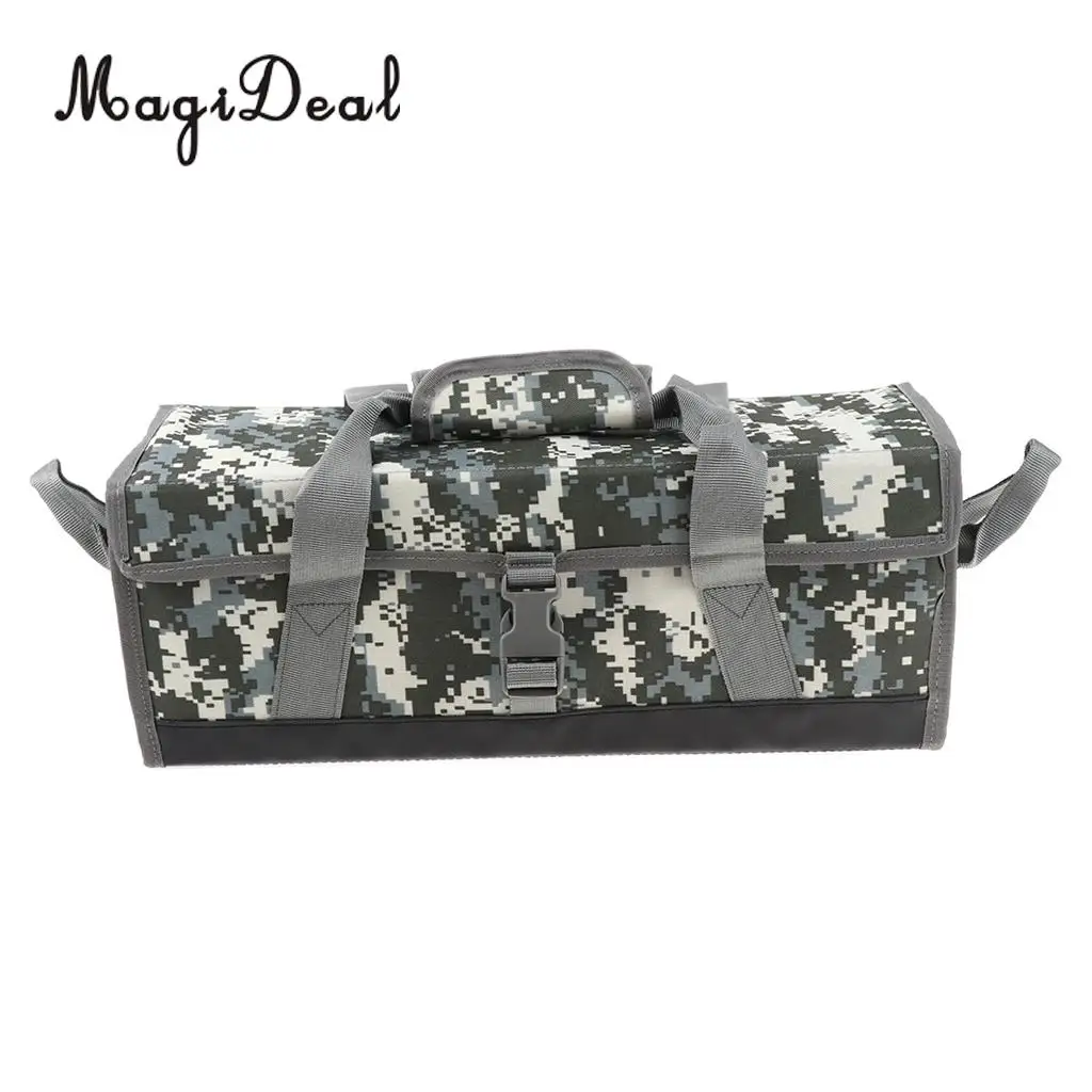 MagiDeal Tent Nail Storage Bag Tent Stakes Pegs Pouch Holder Tool Case Tote Carry Bag camo bag