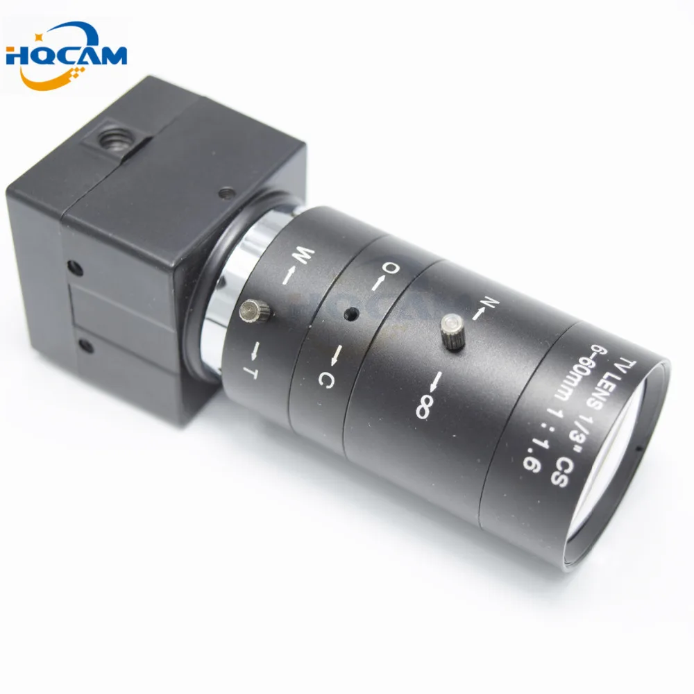 HQCAM 1080P 6-60 мм ручной варифокальный зум-объектив Мини USB камера CMOS OV2710 видеокамера промышленный инспекционный микроскоп equipme