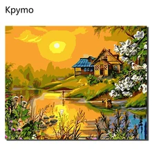 Картины в рамке DIY картина по номерам домашнее украшение для гостиной DIY Цифровая Холст Картина маслом 40*50 см VA-0193