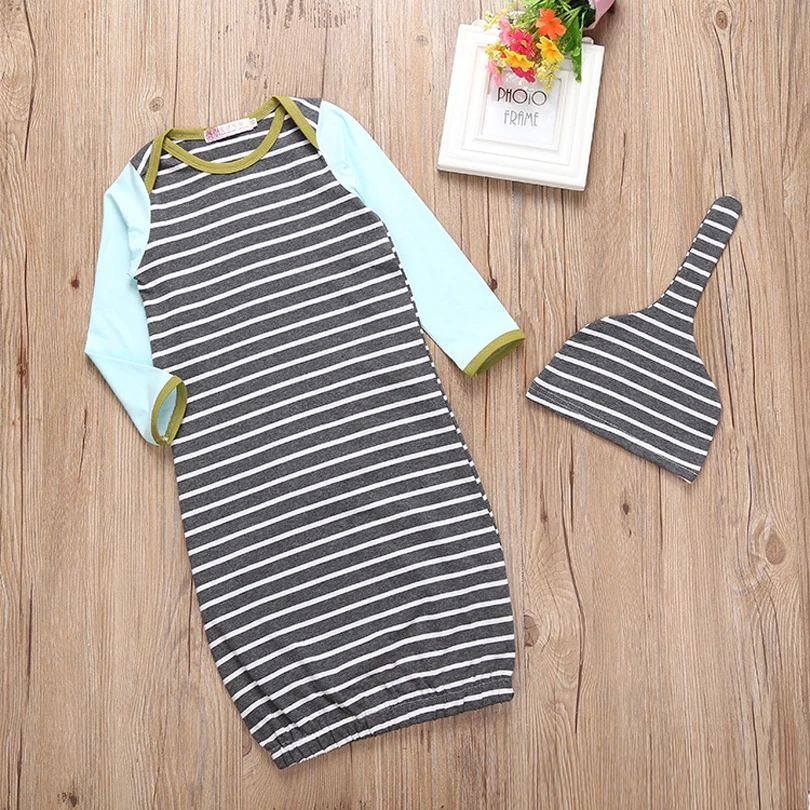 Cotton Baby Sleeping Bag Stripe Baby Sleepsack Autumn pijamas infantil menino Newborn Baby Sleep Sack Christmas Baby Sleepwear