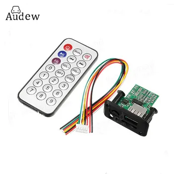 

MP3 Decoder Board Decoding Module DC 5V 12V 3W+3W Dual Channel Mini Support MP3 WAV U Disk TF Card USB Power Memory Speaker