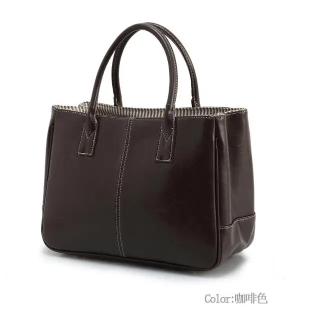 عارضة حمل أعلى-حقائب بيد بو النساء حقيبة سستة و غلق بمشبك حقيبة يد محفظة الأزرق الأسود البرتقال الوردي العاج الأبيض الأخضر البني