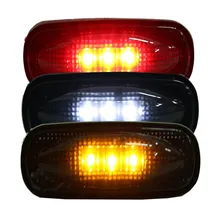 Светодиодный габаритный фонарь для автомобиля на кровать, указатели поворота, дымовые линзы для Ford F350 F450 светодиодный фонарь для крыла