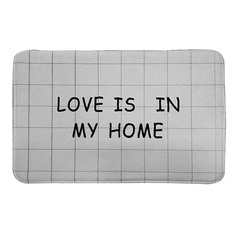 

Outdoor Small Rugs for Bathroom Kitchen Office Chair Brief Home Floor Mat