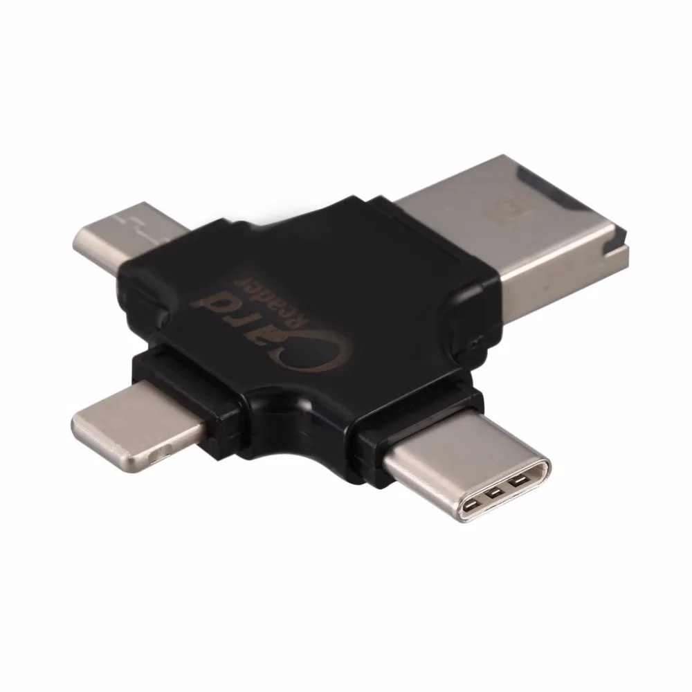 4 in 1 Type c OTG Card Reader Multifunctional Mobile Flash Driver for