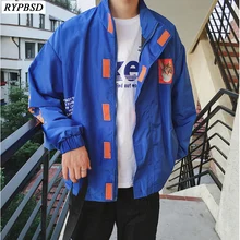 New 2019 Autumn Letter Print Korean Jacket Men Hip Hop Stand Collar Loose Fashion Long Sleeve Streetwear Harajuku Jacket Men New 2019 Autumn Letter Print Korean Jacket Men Hip Hop Stand Collar Loose Fashion Long Sleeve Streetwear Harajuku Jacket Men