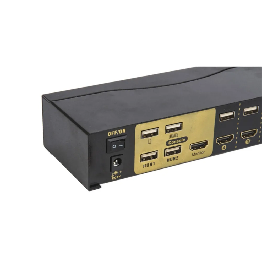 USB HDMI KVM переключатель концентратор мульти компьютер 4 порта в 1 автоматический