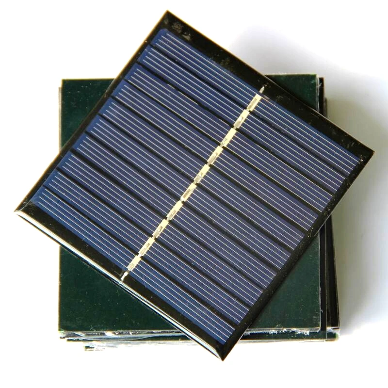 

BUHESHUI 0.8W 5V 160mA Solar Cell Polycrystalline Solar Panels Small Solar Power 3.7V Battery Charger Led Light 5pcs 84*84MM