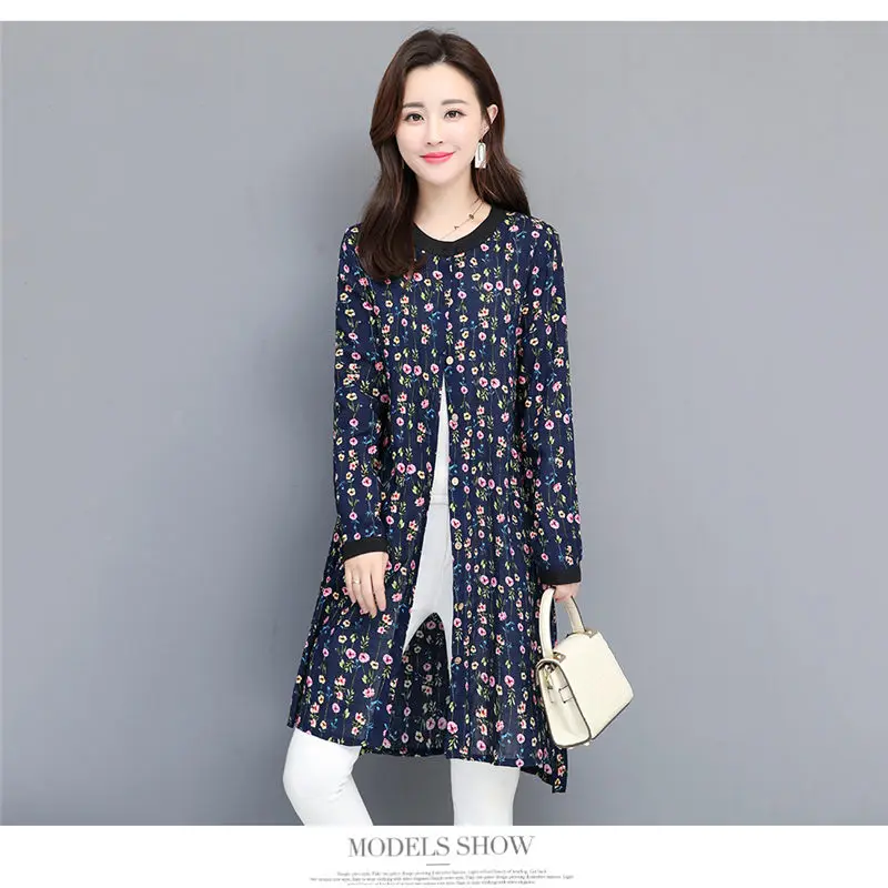 جديد الربيع 2019 الأزهار قميص المرأة طويلة بلوزة المتضخم الأزياء القطن الكتان blusa larga veran عارضة قمصان طويلة الأكمام f165 جديد الربيع 2019 الأزهار قميص المرأة طويلة بلوزة المتضخم الأزياء القطن الكتان blusa larga veran عارضة قمصان طويلة الأكمام f165