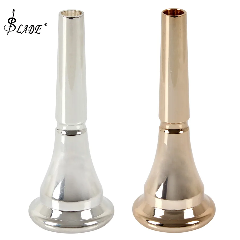 

Professional Durable Stylish Copper Alloy French Horn Mouthpiece Sliver / Gold Optional