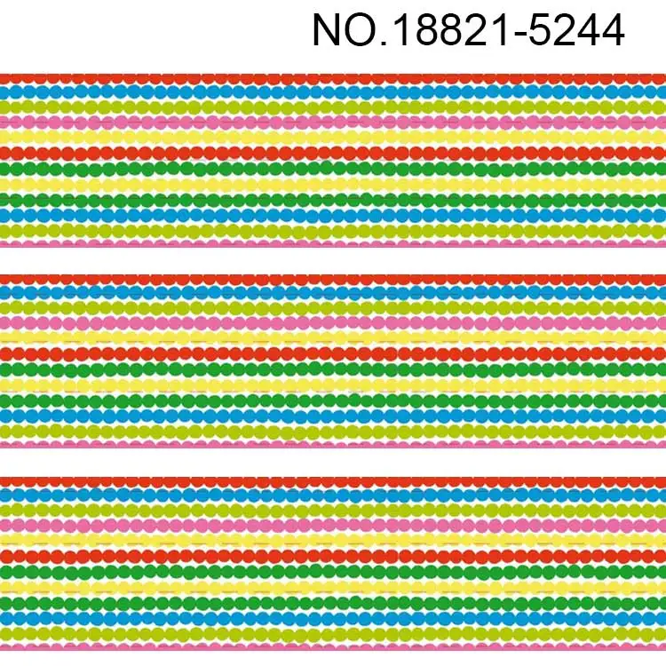 10 ярдов-разные размеры-живой узор Цветочная лента напечатанная лента - Цвет: 18821  5244