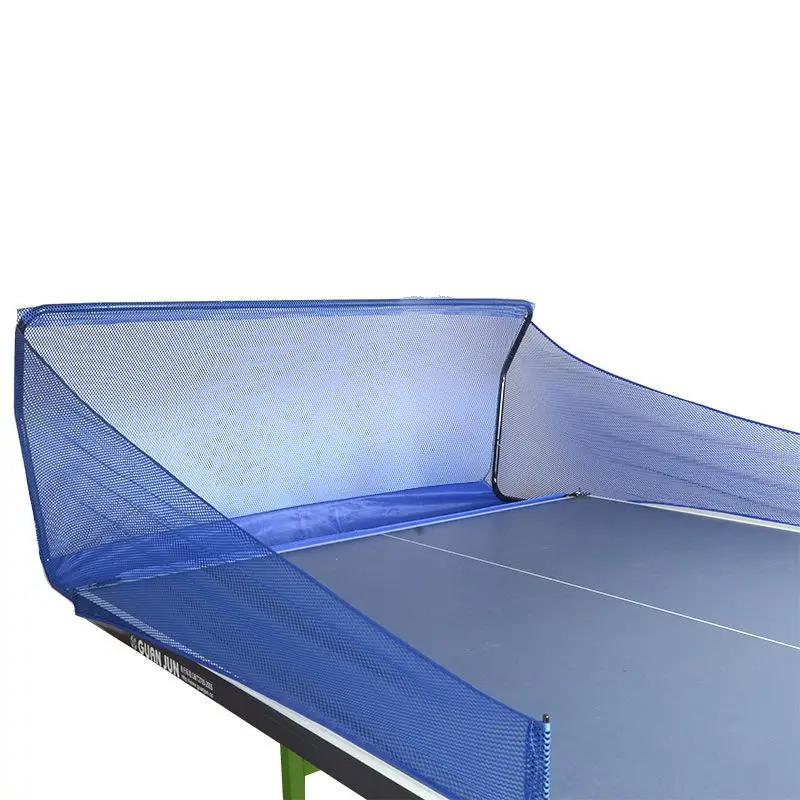 Робот Настольный теннисный мяч Catch Net мячик для пинг-понга коллектор сеть для настольного тенниса обучение настольный теннис Аксессуары - Цвет: blue