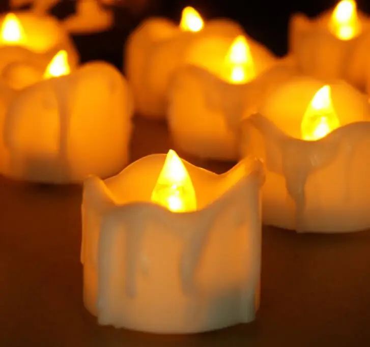 

LED electronic candle lamp remote control creative wedding birthday candle decorating lamp
