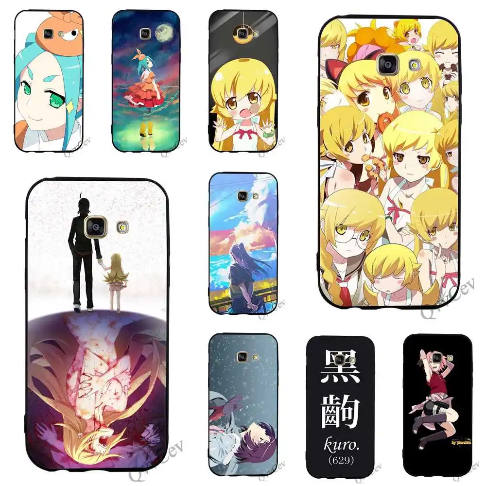 

Colorful Monogatari Phone Cover for Samsung Galaxy S6 Edge Case A5 A3 A6 S7 S8 S9 Plus Note 8 9 TPU Back