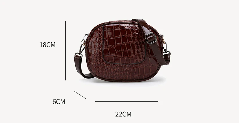 Роскошные женские Сумки из искусственной кожи высокого качества, 6 штук, крокодиловая сумка на плечо, роскошные дизайнерские женские модные сумки-мессенджеры