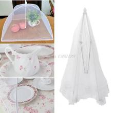 1 шт. сетчатая пищевая крышка блюдо зонтик складной протектор палатка держать мух ошибки Прямая поставка